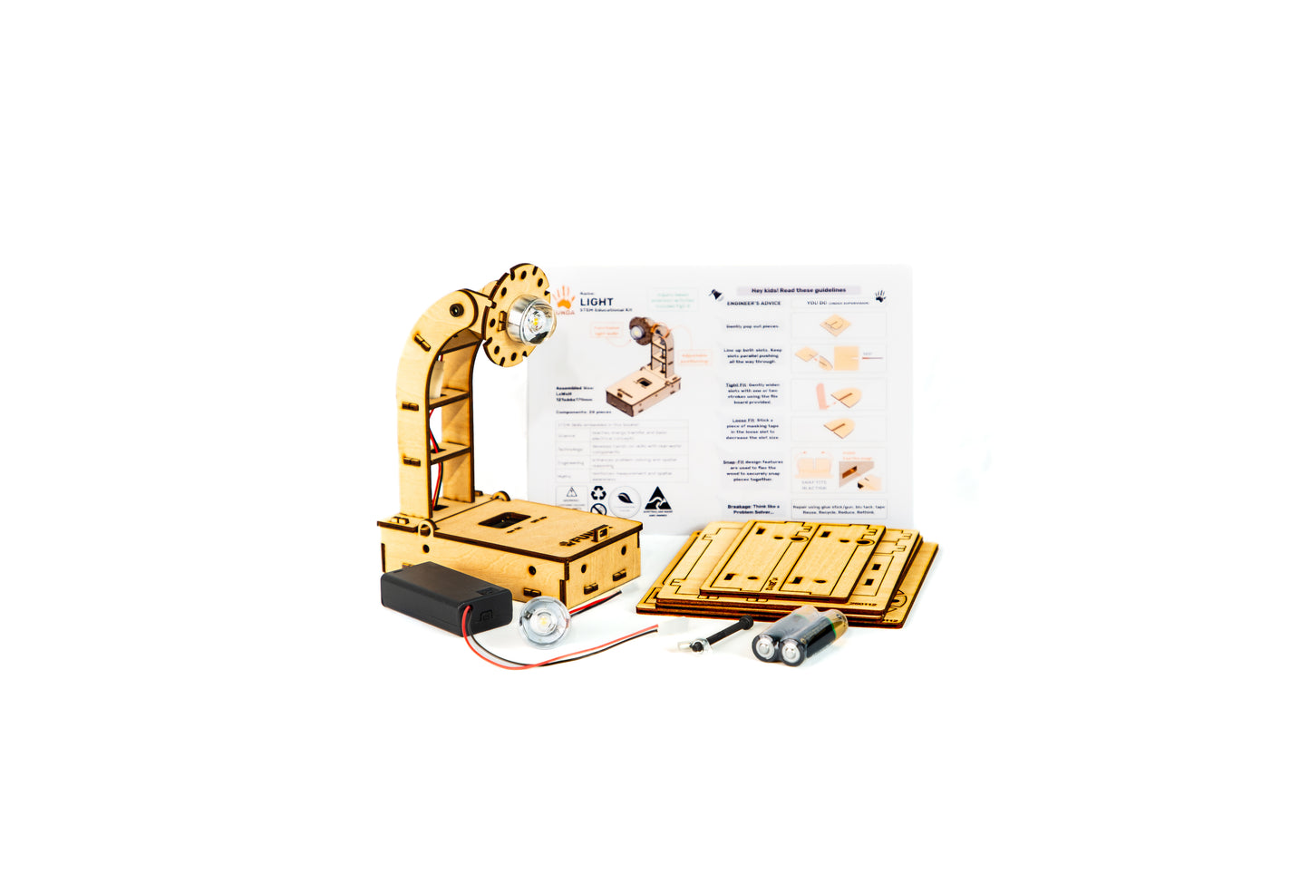 Light Electronics STEM Kit - Build Circuits & Spark Curiosity (Ages 8-12)