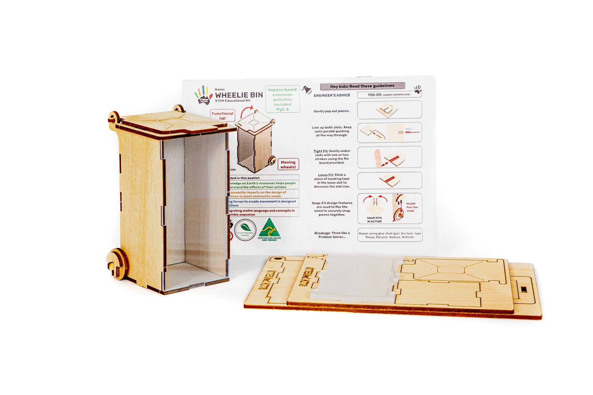 Hands-on Wheelie Bin STEM Kit - Learn Sustainability