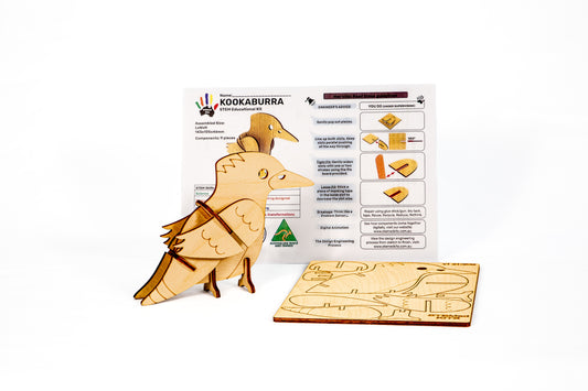 Hands-on Kookaburra STEM Kit - Learn Kookaburra Anatomy and Environmental Science