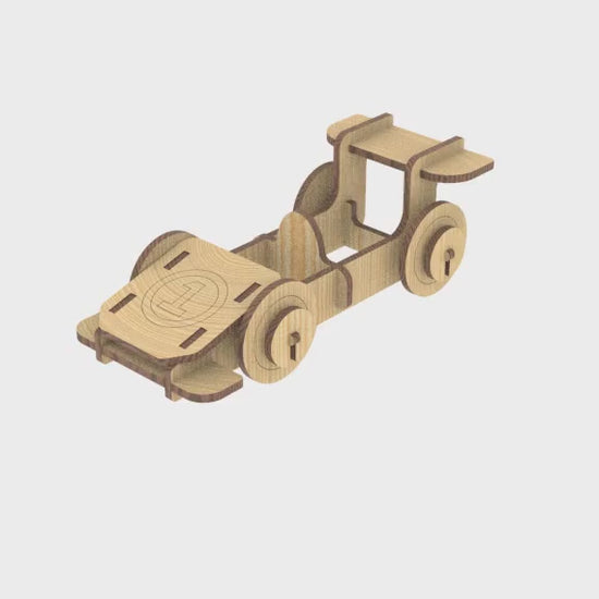 Race Car Forces & Motion Learning Kit - Interactive STEM Project for Kids